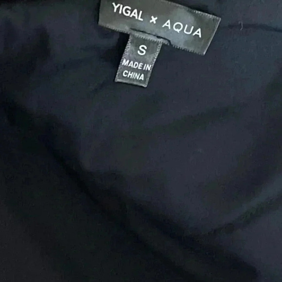 Yigal x Aqua Mixed Media Jacket - Picture 6 of 8